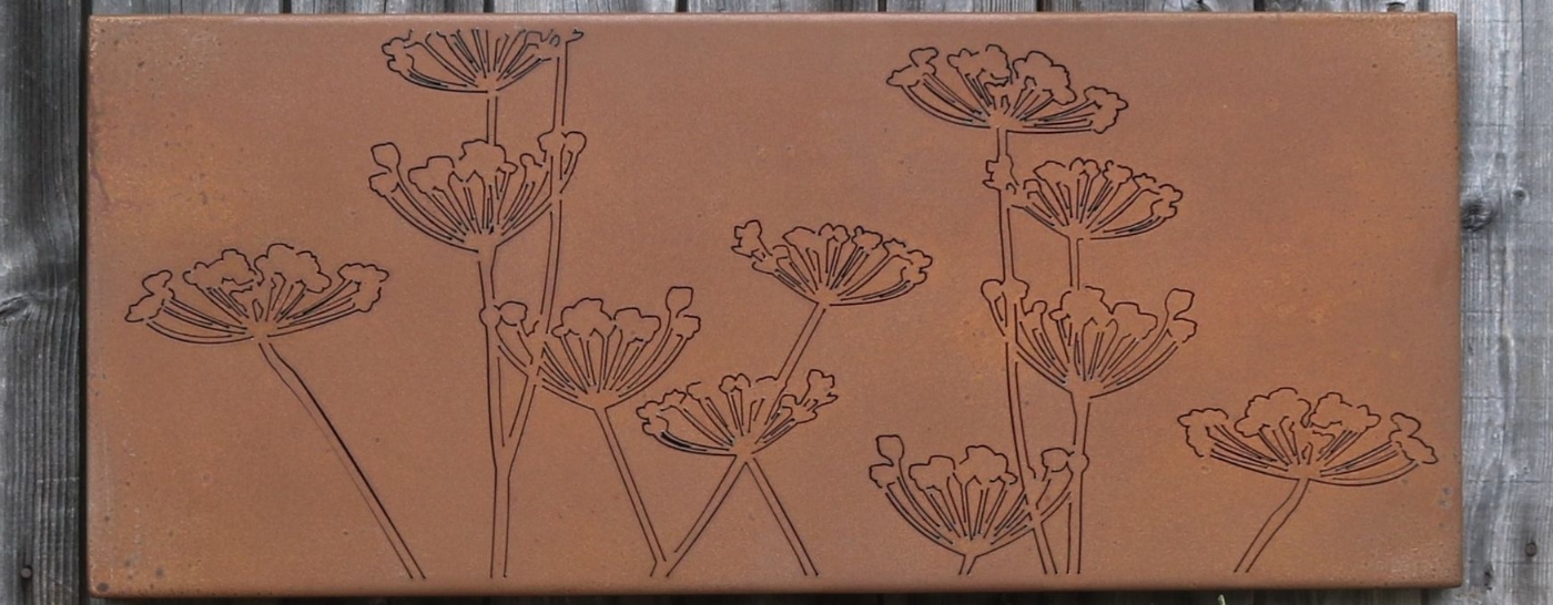 Cow parsley wall art