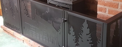  Fireguard for log burner