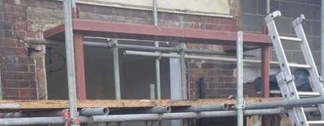 Steel framework for a bay window