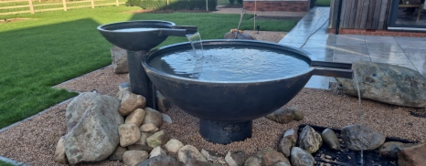 Water Feature- Spun Bowls Water Feature- Spun Bowls